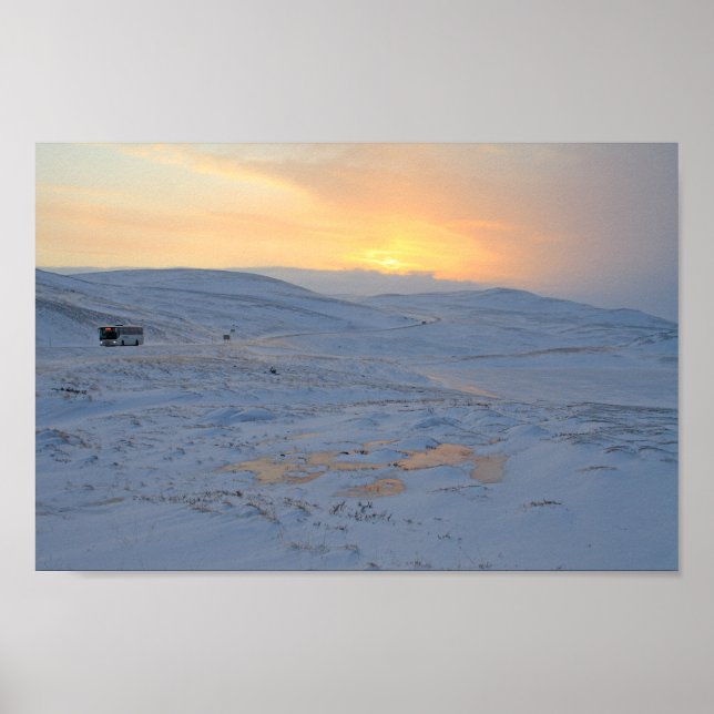 Affiche hiver norvégien (Devant)