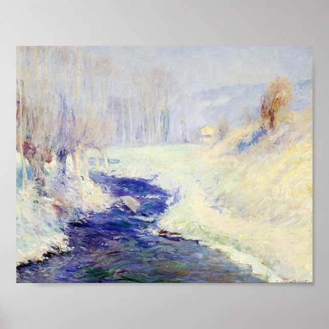 Affiche Hiver (par Guy Rose) (Devant)