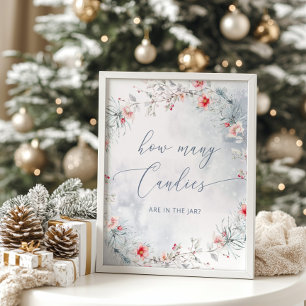 Affiche Hiver sans sexe Devinez combien de bonbons