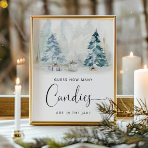 Affiche Hiver sans sexe Devinez combien de bonbons