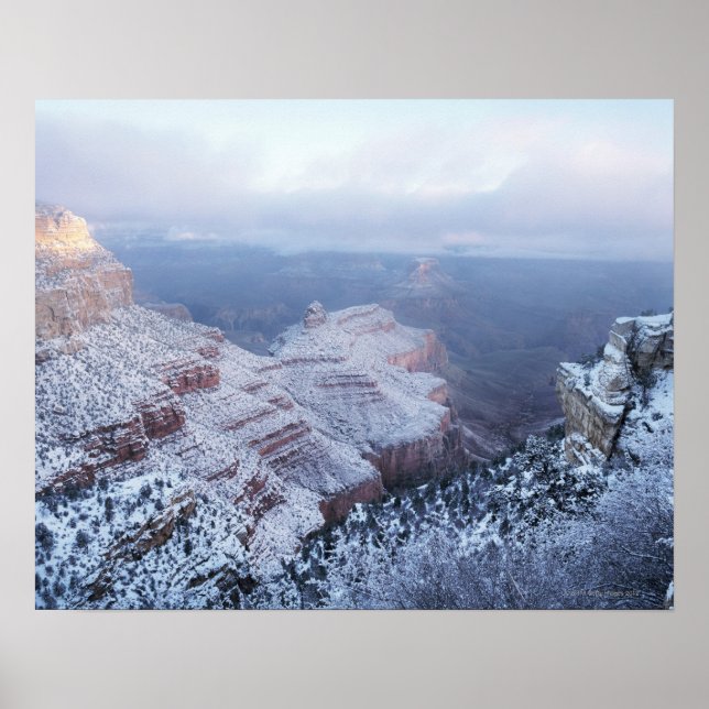 Affiche Hiver sur la Rive Sud, Grand Canyon National (Devant)