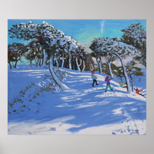 Affiche Hivernal Ladmanlow Derbyshire 2013 (Devant)