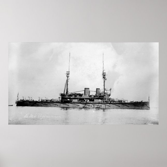 Affiche HMS Agamemnon (Devant)