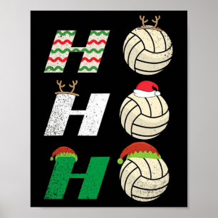 Affiche Ho Ho Ho - Joueur de l'équipe de volley-ball de No