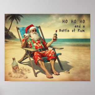 Affiche Ho Ho Ho & Rum -