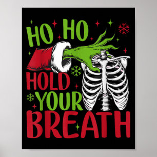 Affiche Ho Ho Retenez Votre Souffle Soky Noël Radiologie S