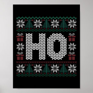 Affiche Ho Où est mon Ho à Noël Xmas Couples Correspondanc