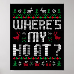 Affiche Ho Whats My Ho At_ Joyeux Couples De Noël Matchi