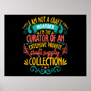 Affiche Hoarder D'Artisanat De Matériaux Crochet