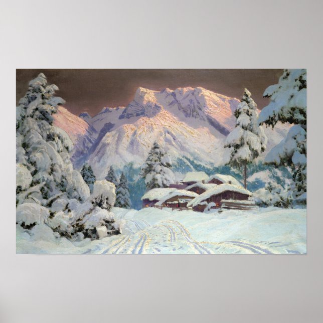 Affiche Hocheisgruppe, Autriche (Devant)