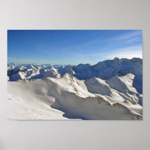 Affiche Hochgurgl Obergurgl Tirol Alpes autrichiennes Autr