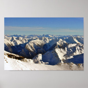 Affiche Hochgurgl Obergurgl Tirol Alpes autrichiennes Autr