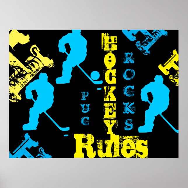 AFFICHE HOCKEY (Devant)