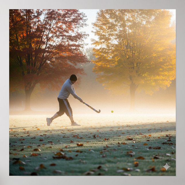 Affiche Hockey de campagne d'automne (Devant)