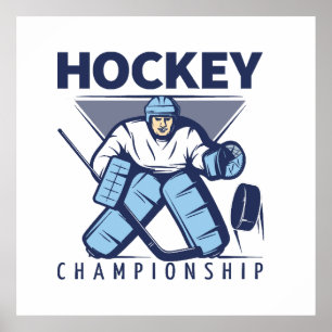 Affiche Hockey drôle