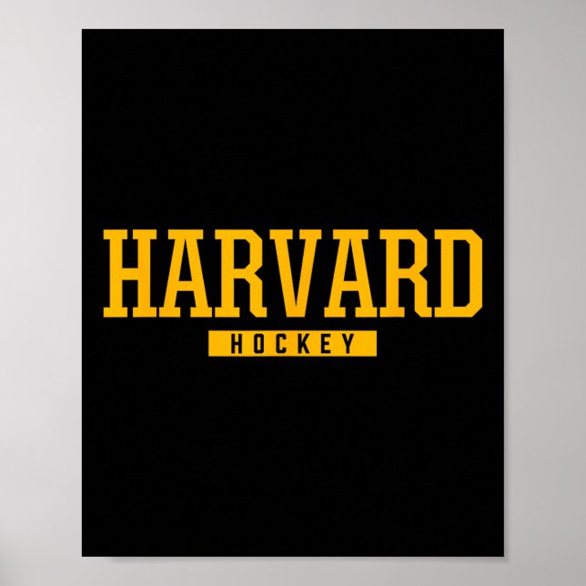 Affiche Hockey du lycée Harvard (Devant)