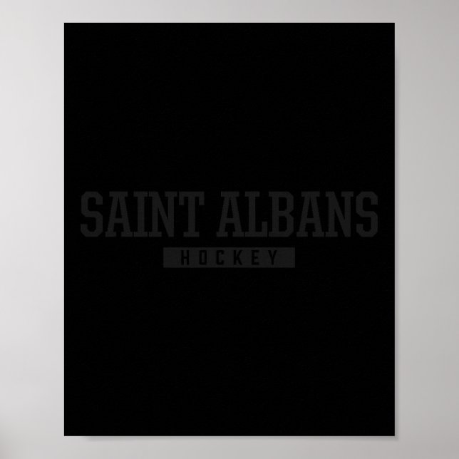 Affiche Hockey du lycée Saint Alns  (Devant)