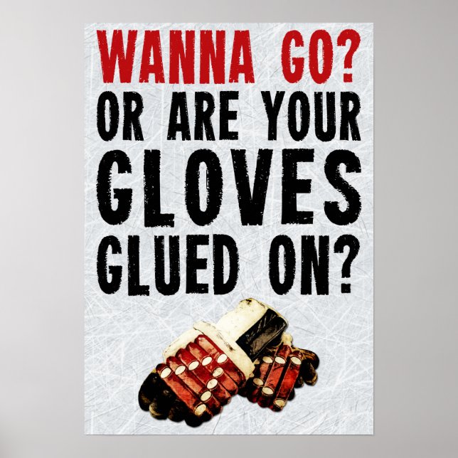 Affiche Hockey Enforcer Wanna Go (Devant)