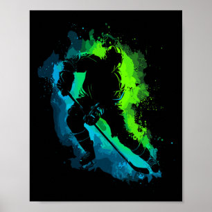 Affiche Hockey et graphique de hockey sur glace Hommes, ga