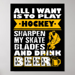 Affiche Hockey et hockey sur gazon – Conception Hockey et 