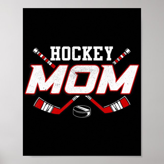 Affiche Hockey Maman tee - shirts pour femmes Mama Fête de (Devant)