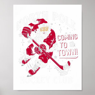 Affiche Hockey Pôle Nord arrive en ville pour Noël
