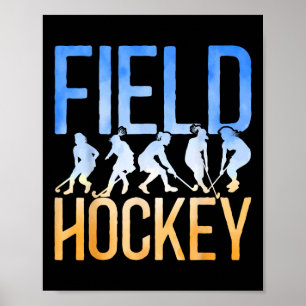 Affiche Hockey sur gazon aquarelle Hockey sur gazon