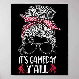 Affiche Hockey sur gazon Fille célibataire C'est le jour d