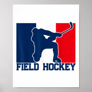 Affiche Hockey sur gazon France Supporter Hockey sur gazon