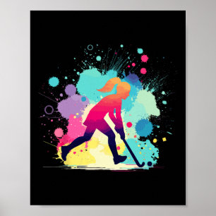 Affiche Hockey sur gazon, Graphique de hockey sur gazon, P