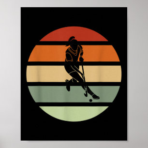 Affiche Hockey sur gazon Joueur de hockey sur gazon Hockey