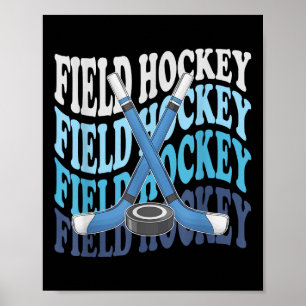 Affiche Hockey sur gazon Joueur de hockey sur glace Fan de