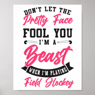 Affiche Hockey sur gazon Ne vous laissez pas tromper par c
