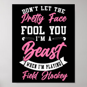 Affiche Hockey sur gazon Ne vous laissez pas tromper par c
