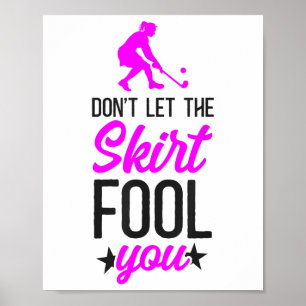 Affiche Hockey sur gazon Ne vous laissez pas tromper par l