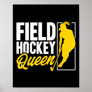 Affiche Hockey sur gazon Reine de hockey sur gazon