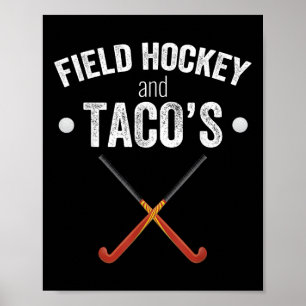 Affiche Hockey sur gazon Slogan drôle Cadeau Pun - Hockey