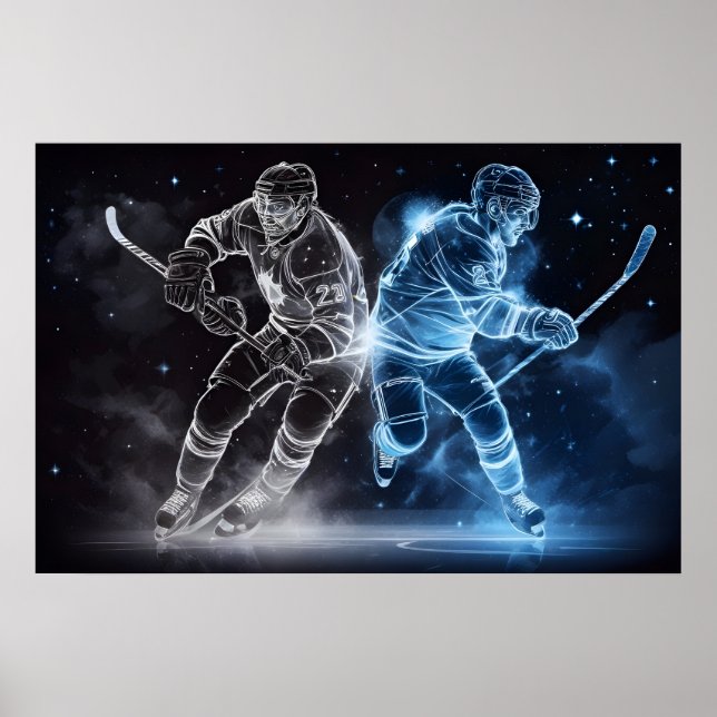 Affiche Hockey sur glace (Devant)