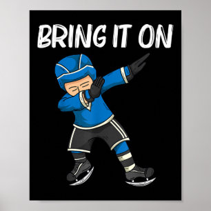 Affiche Hockey sur glace drôle pour hommes femmes terrain