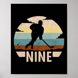 Affiche Hockey sur glace pour 9e anniversaire Garçons 9 an