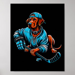 Affiche Hockey sur glace Rodesian Ridgeway Dusher Esprit d