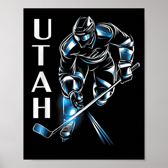 Affiche Hockey Utah (Devant)