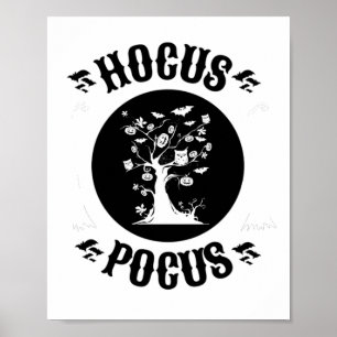 Affiche Hocus Pocus Halloween Vintage