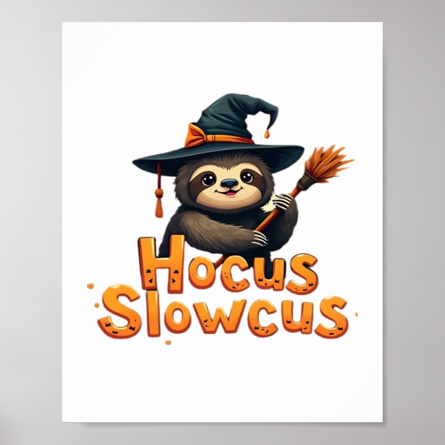 Affiche Hocus Slowcus Amateurs de fentes Halloween tee tee (Devant)
