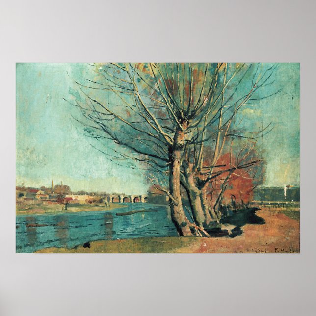 Affiche Hodler - Des Manzanares 1878 (Devant)