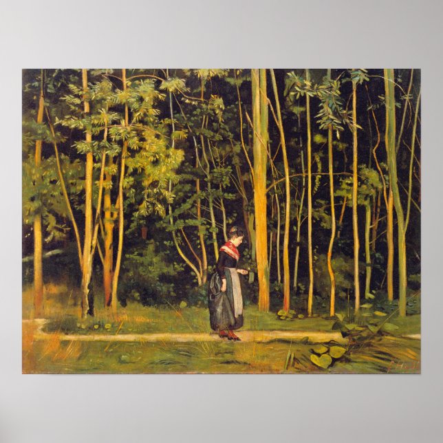 Affiche Hodler - Edge Of The Woods 1885 (Devant)