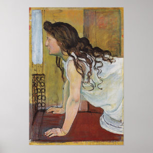 Affiche Hodler - Girl At The Window 1890