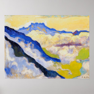 Affiche Hodler - In Clouds 1917