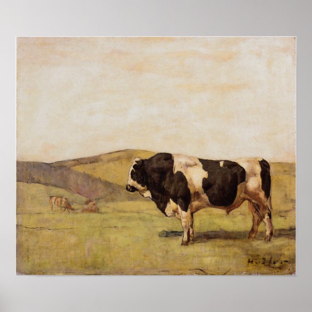Affiche Hodler - La Bull 1878 (Devant)