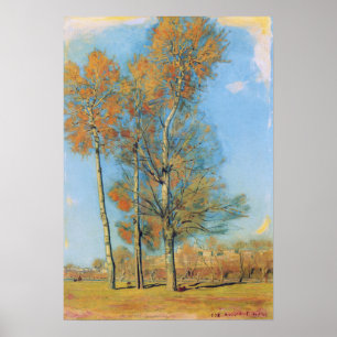 Affiche Hodler - Landscape Near Madrid 1878